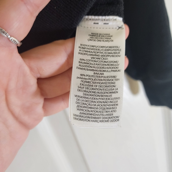 Polo Ralph Lauren Black Kids Sweatshirt Gold Trim 6 - Picture 6 of 14